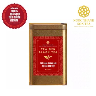 Hồng Trà Ngọc Thanh Sơn hộp thiếc cao cấp 100g - Trà Sạch tiêu chuẩn VietGAP