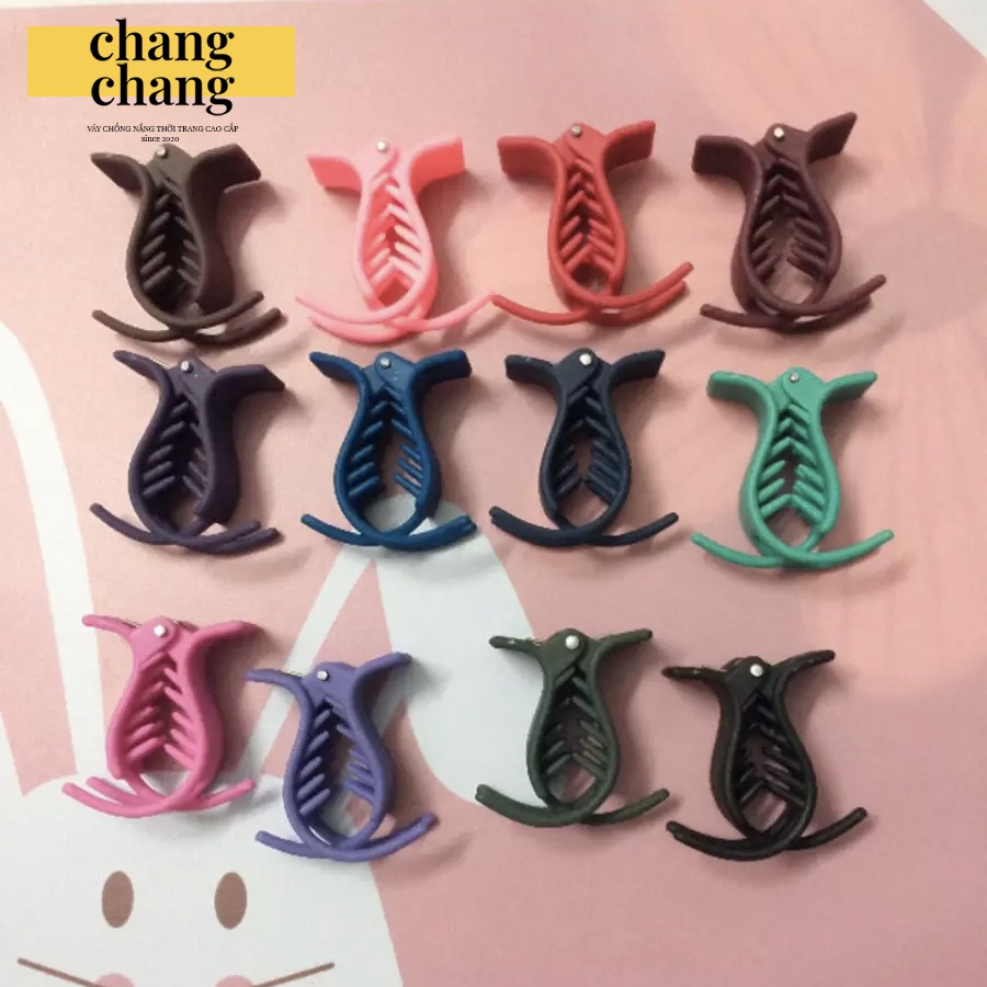 [Set 5 kẹp] Kẹp Tóc Càng Cua Dễ Thương, Kẹp Tóc Nữ Đẹp Loại 1 Không Gãy