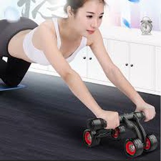 Con lăn 4 bánh tập cơ bụng