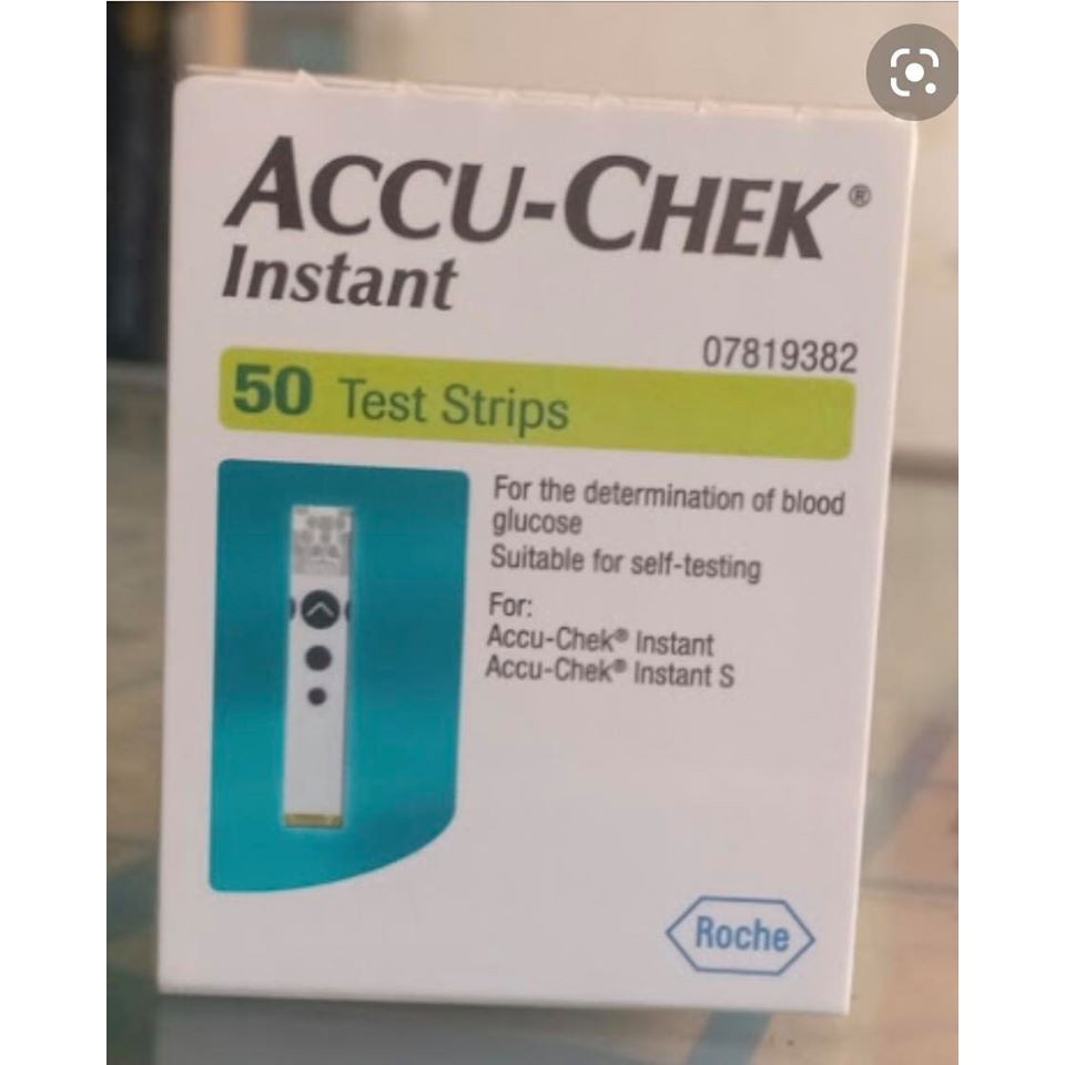 Que thử đường huyết ACCU - CHEK INSTANT HỘP 25 VÀ 50 QUE