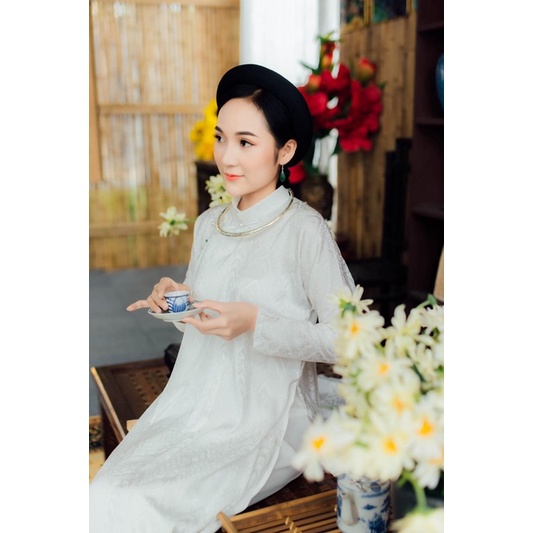 Áo ngũ thân gấm tơ