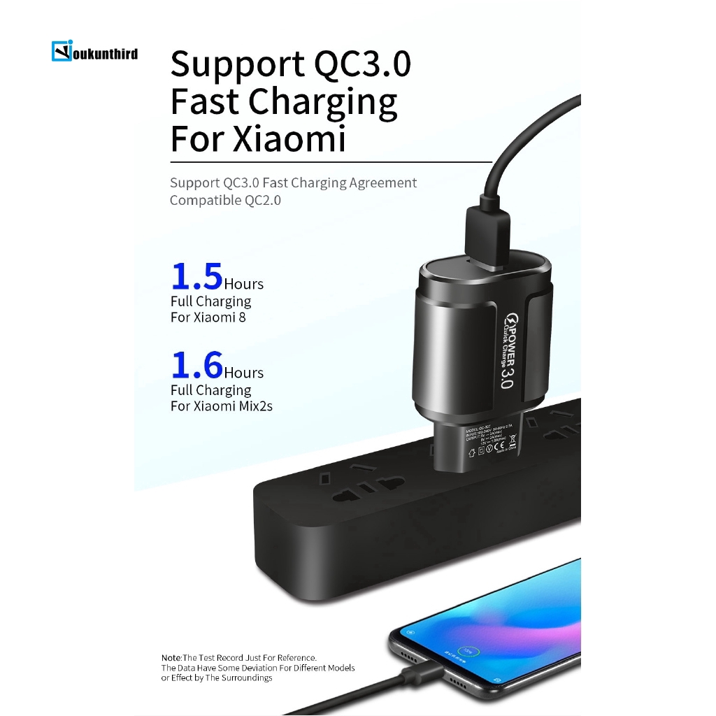 Đầu Sạc Nhanh Qc3.0 Cao Cấp Tiện Dụng