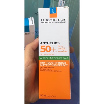 [ Date xa] Kem chống nắng La Roche Posay Anthelios XL Anti-Shine vạch xanh lá  50ml 15ml, Invisible Fluid 50ml | BigBuy360 - bigbuy360.vn