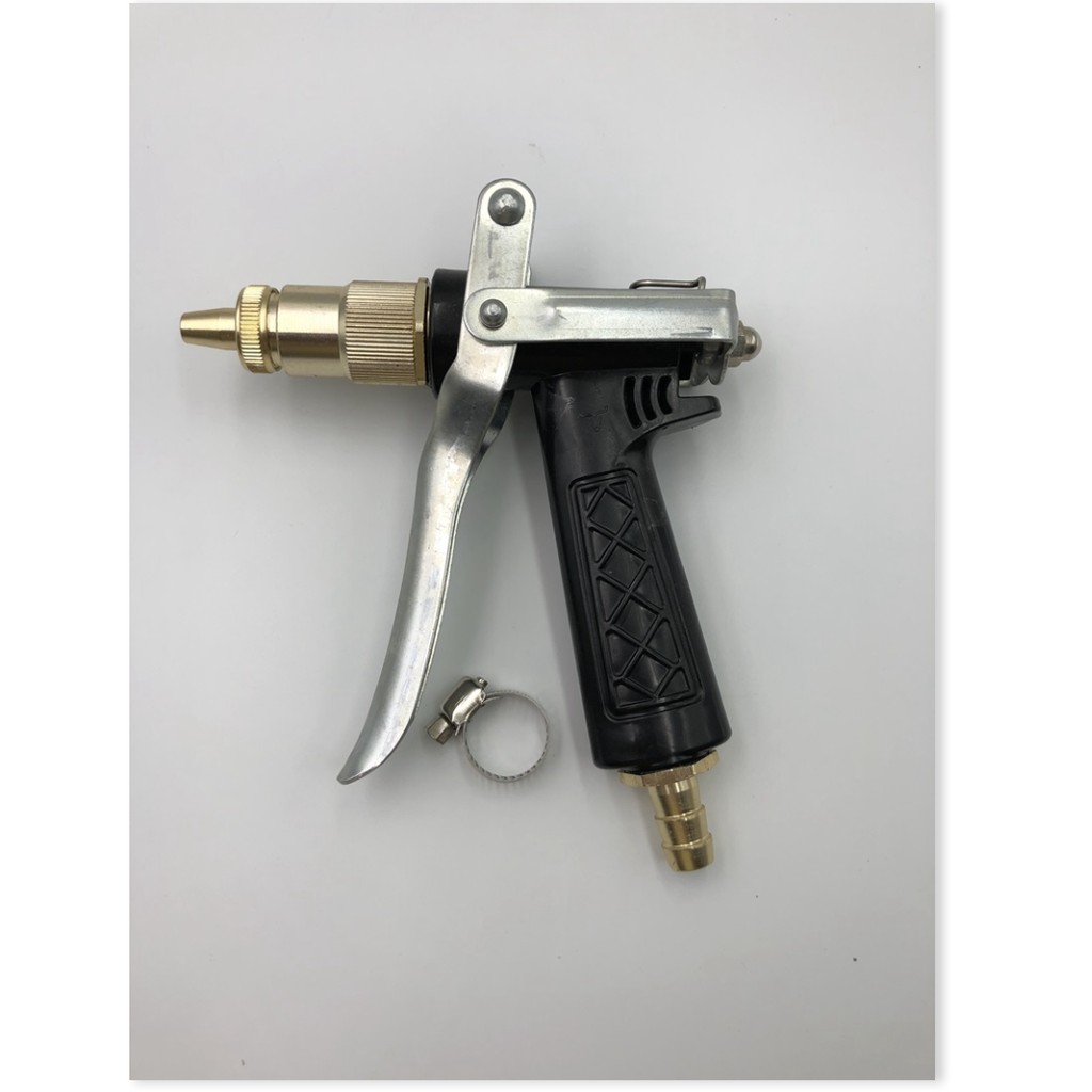 Bộ Dây +  Đầu Nối Đa Năng + Vòi Xịt Tăng Áp Lực NướcChuyển Rửa Xe Tưới Cây Chịu Nhiệt - 15m