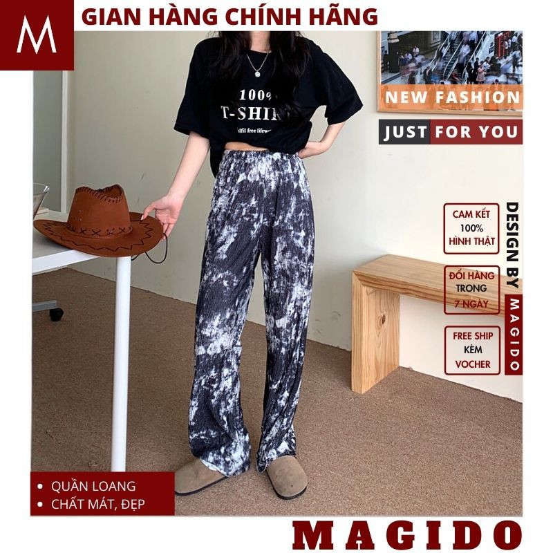 quần loang unisex 💚quần jogger loang nữ cực xinh, phong cách hiphop hiện đại cực xute MAGIDO-(KÈM QUÀ TẶNG +ẢNH THẬT)