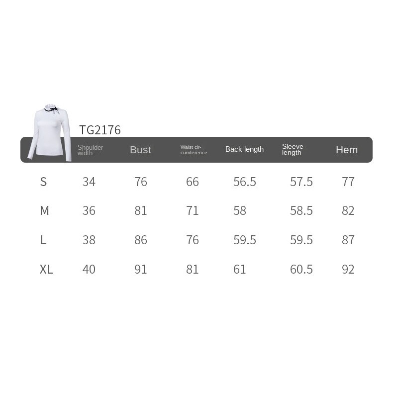 Áo Thun Tay Dài Cổ Ren Dáng Ngắn Phong Cách Hàn Quốc Thời Trang Mùa Thu Cho Nữ Chơi golf Jersey AC3A