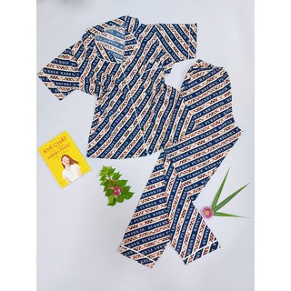 [HÀNG THIẾT KẾ] Đồ Bộ Pijama Lụa💖Chất Liệu Lụa Cao Cấp Mát Lịm