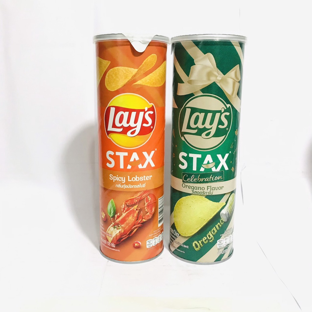 Khoai tây ống Lays Stax lon 105g