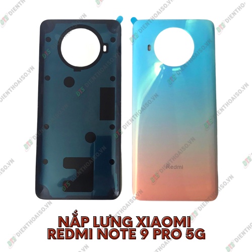 Nắp lưng xiaomi redmi note 9 pro 5g lk trắng , xanh , đen