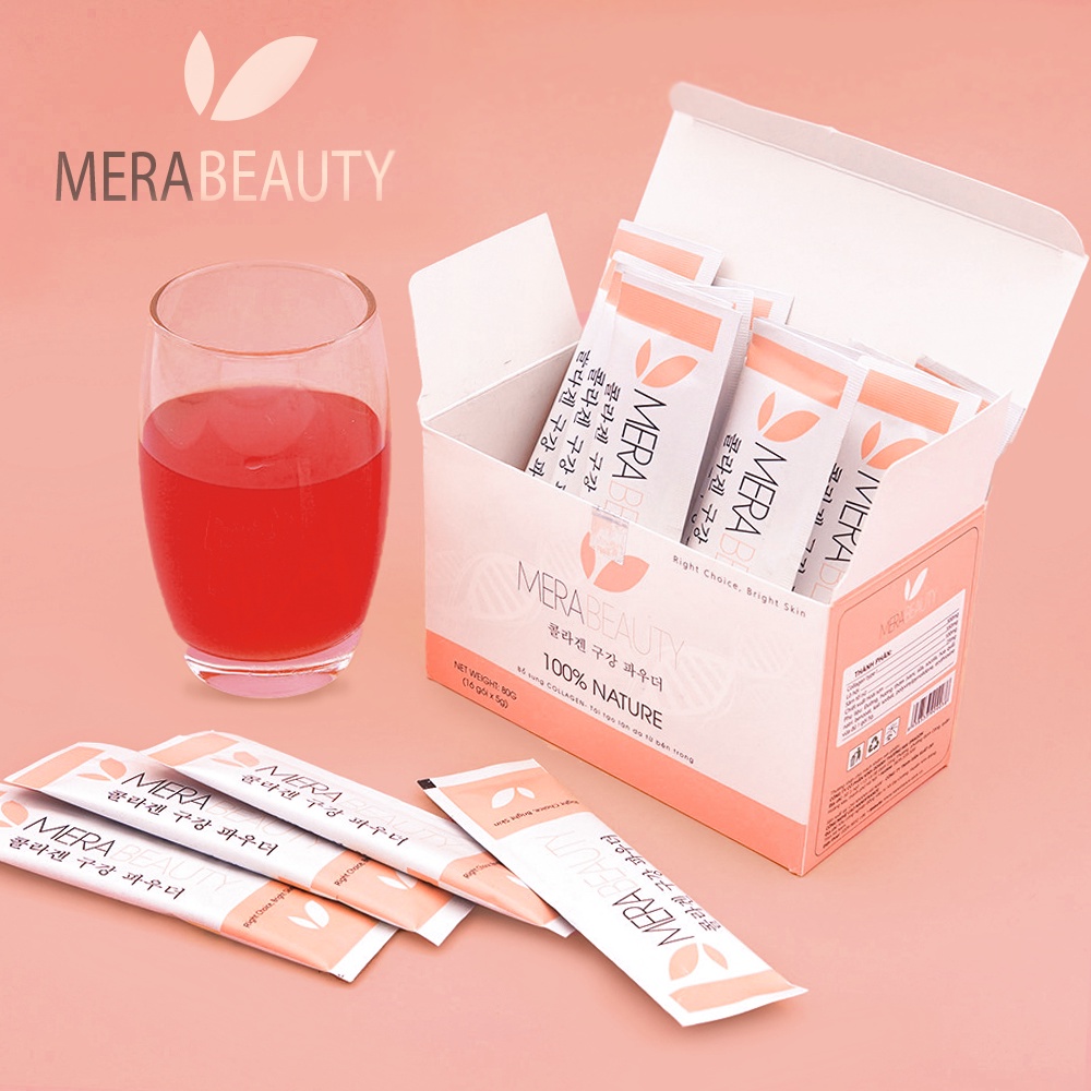 Gói bột bổ sung Collagen và Nội tiết tố MERABEAUTY