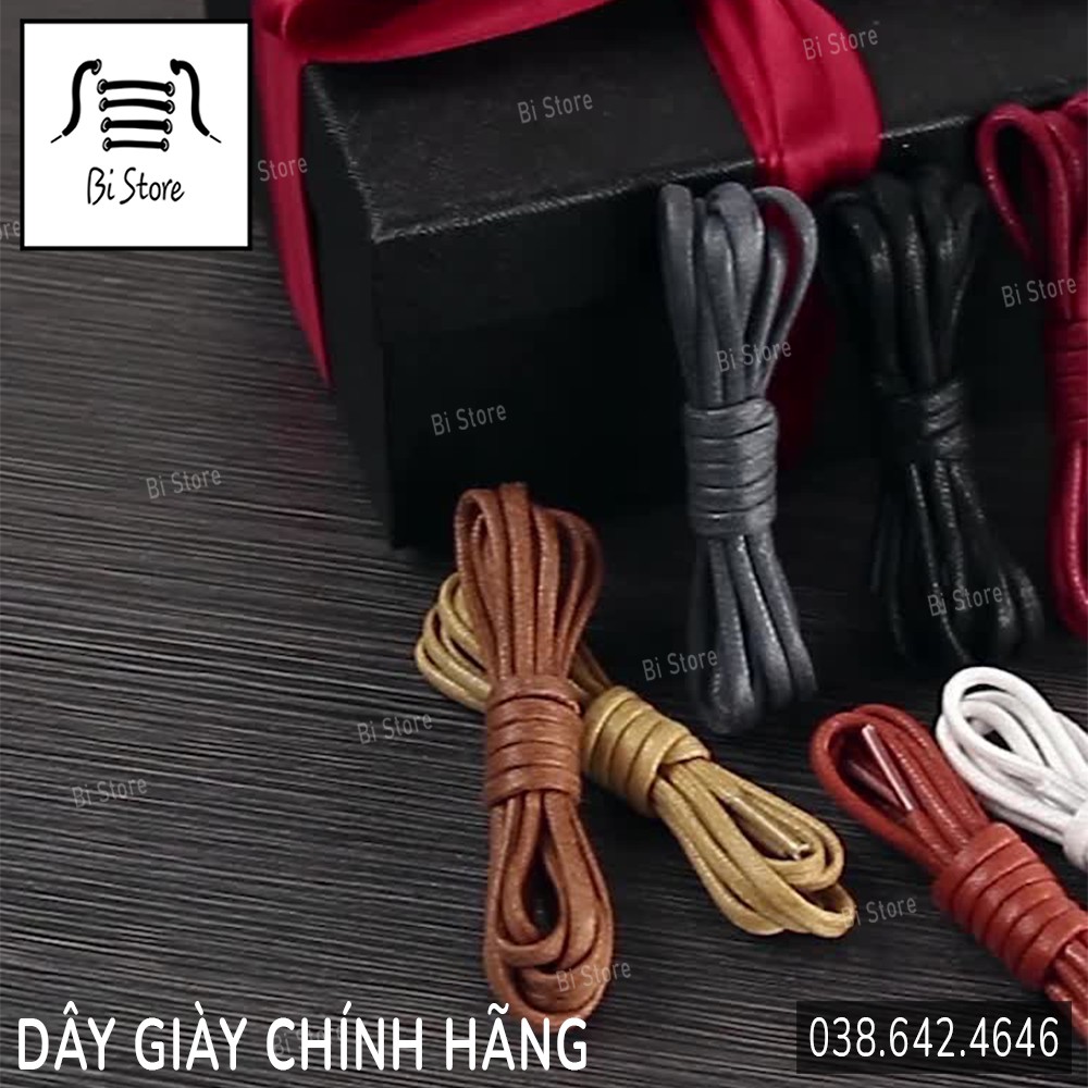 [Bảng 11 màu] Dây sáp (dây giày tây) dài 60cm, 80cm, 100cm, 120cm dành cho giày da, Dr. Martens, boots,... cổ ngắn