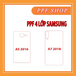 DÁN PPF DẺO CHỐNG VÂN- CHỐNG VA ĐẬP CHO SAMSUNG A5 ( 2016 ) / A7 2018