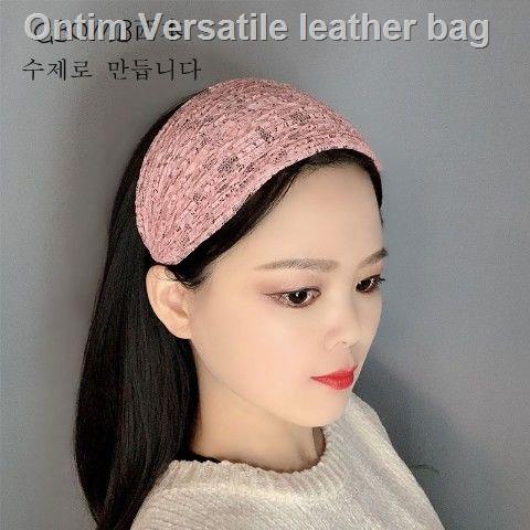 Cài tóc phối ren rộng vành dùng che mái tóc bạc trắng