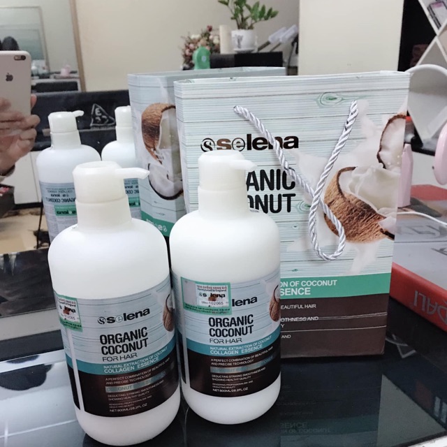 Dầu cặp Selena organic hương dừa