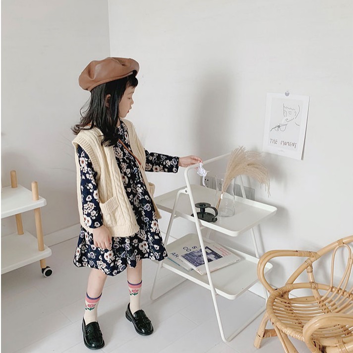 Set 2 Đôi Vớ Cotton Xinh Xắn Dành Cho Bé Gái