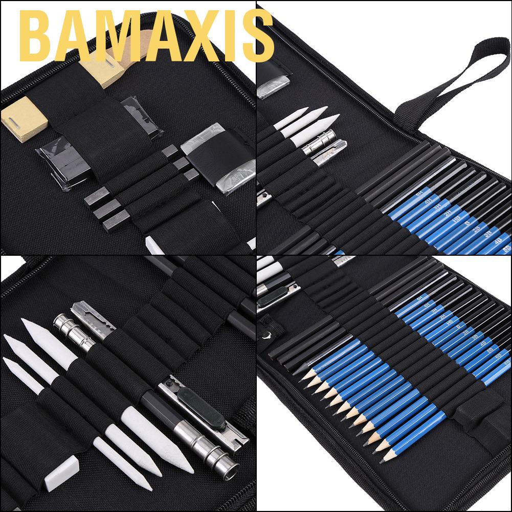 Bamaxis Bộ 33 bút chì và dụng cụ phác thảo