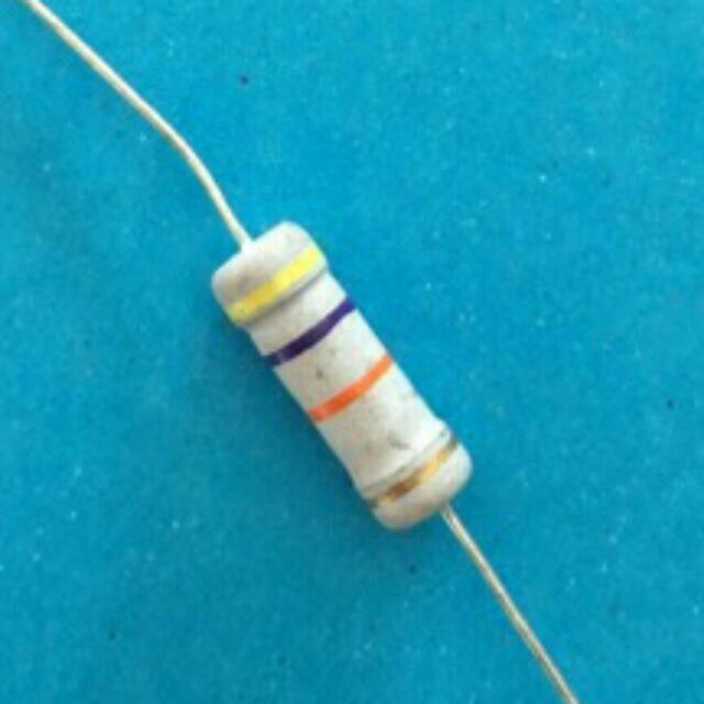 Điện trở 2w Có từ 1. Ohm đến 820 Ohm , Có từ 1k cho đến 820k. Giá bán 1 túi 10 con là 28k
