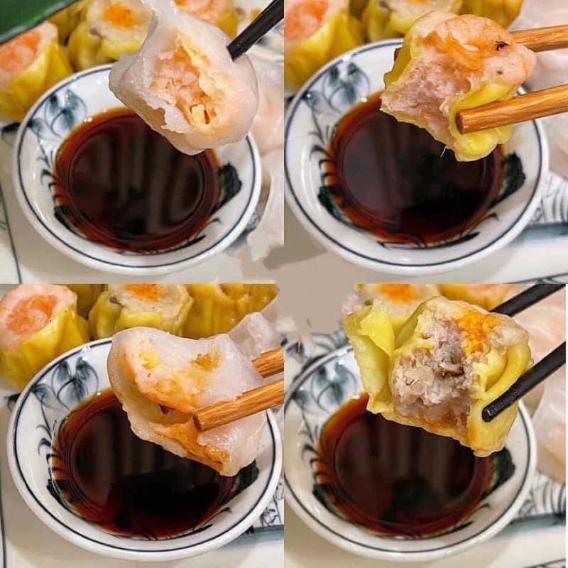 DIMSUM ĐIỂM TÂM ĐÀI LOAN HÀNG NHẬP KHẨU - SET 16 VIÊN MIX 3 LOẠI