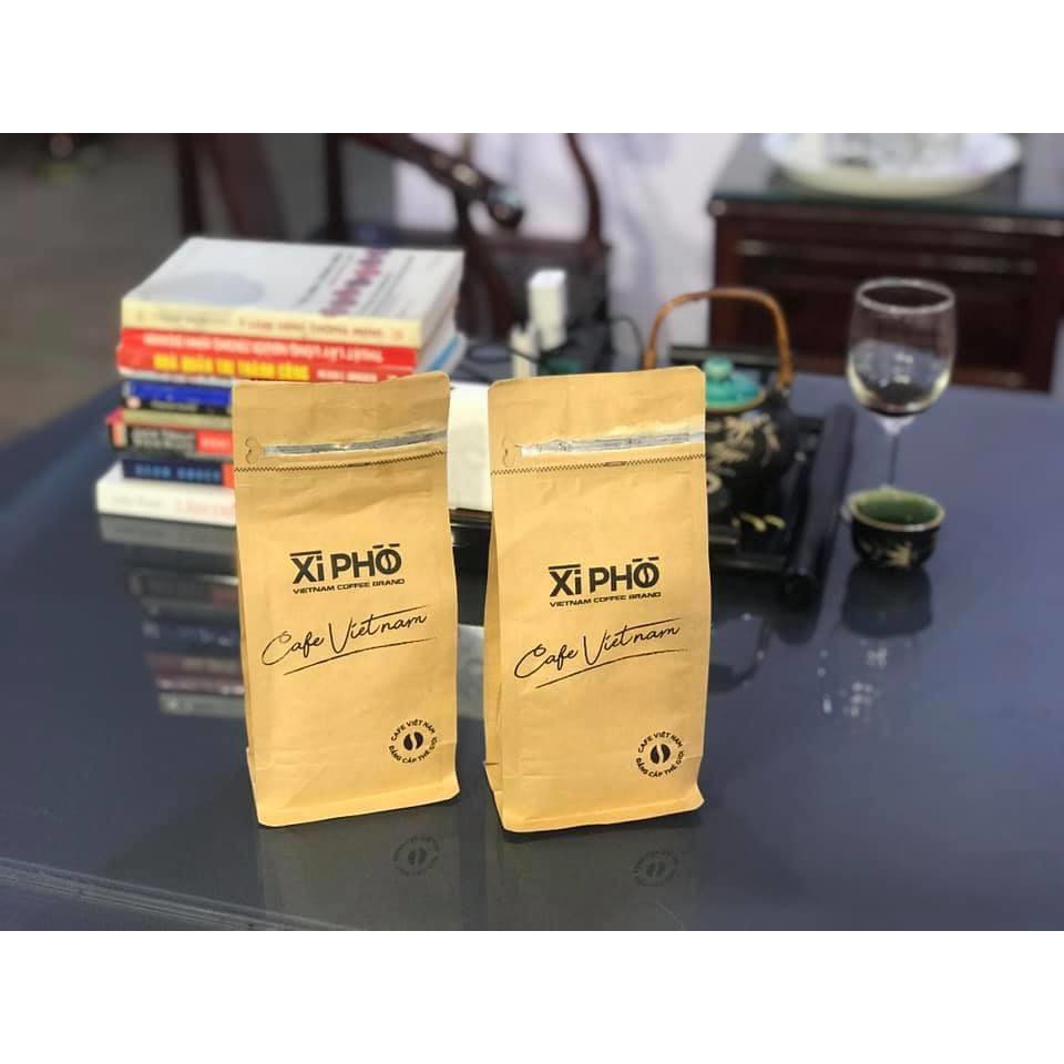 Cà phê rang mộc - Robusta Natural (500g) - Xì Phố Cafe