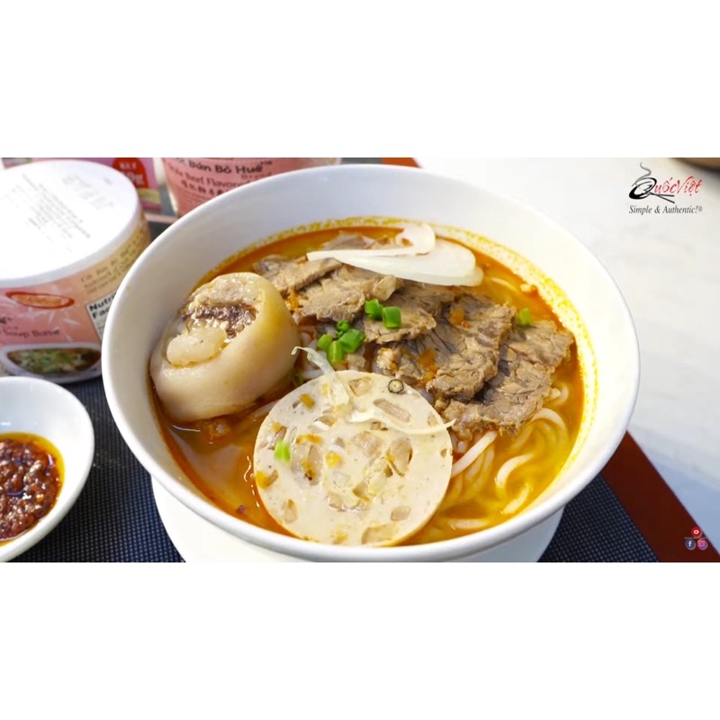 Cốt bún bò Huế Quốc Việt foods 300gr NK USA