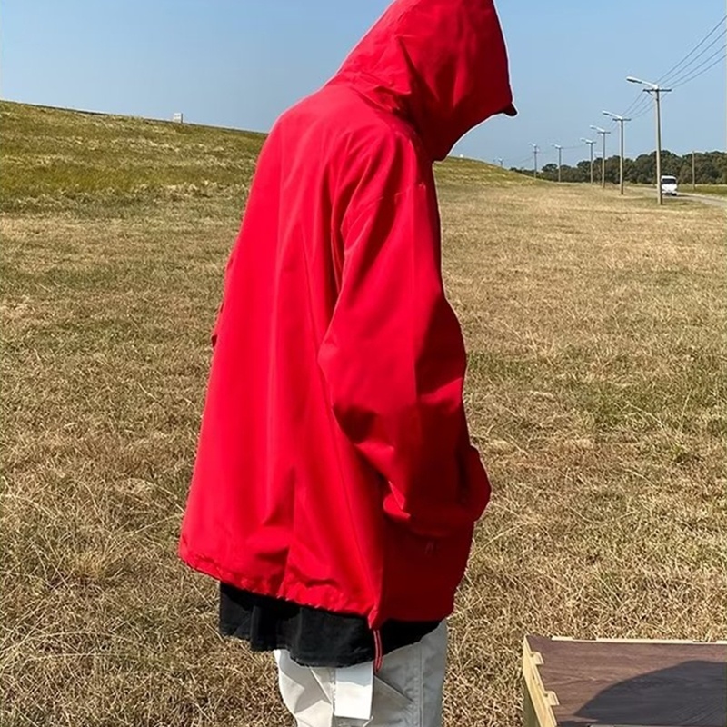 Áo Khoác Hoodie Dáng Rộng Phối Khóa Kéo Có Size M-2xl Thời Trang Xuân Thu Dành Cho Cặp Đôi