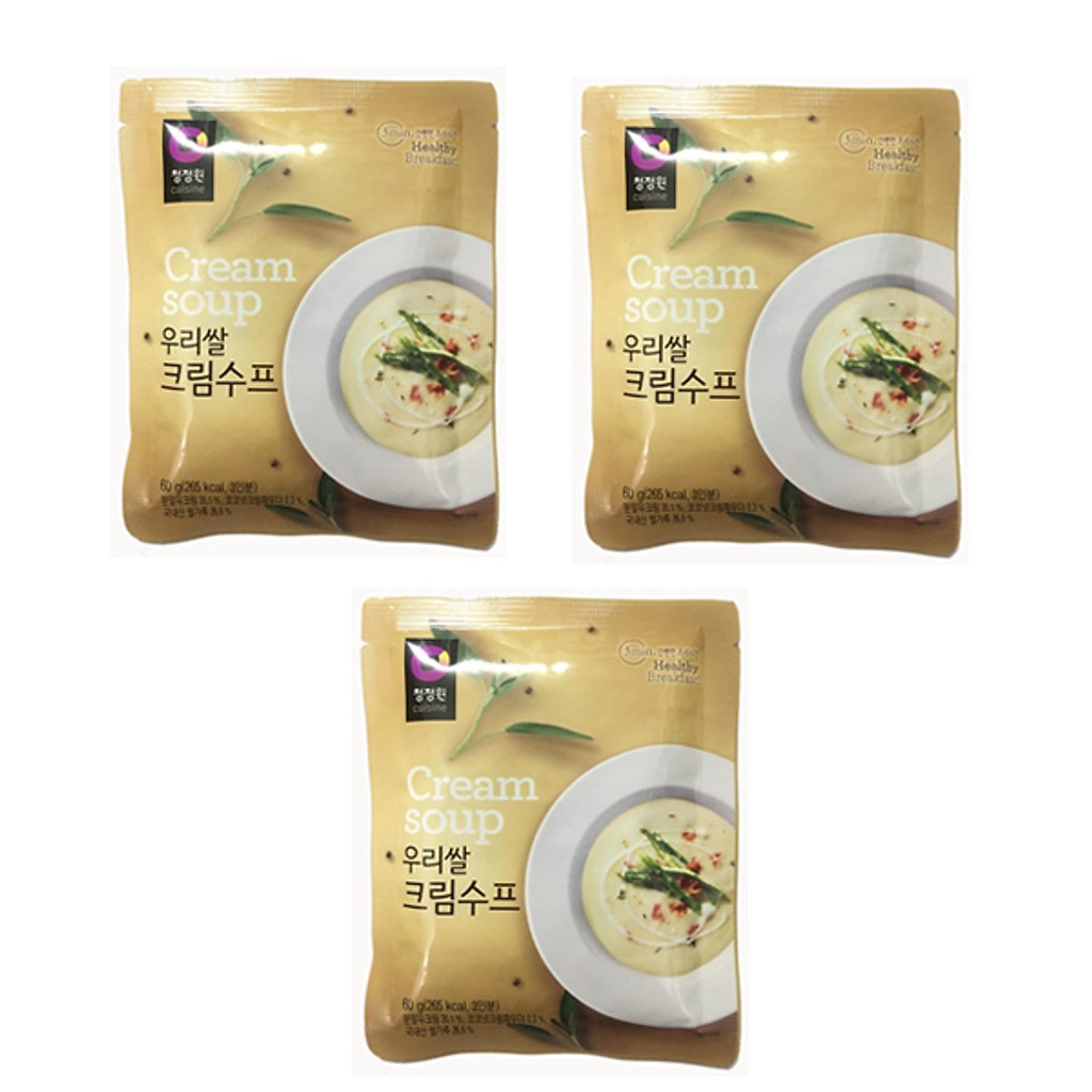 Combo 3 Gói Bột Súp Kem – Cream Soup Daesang – Nhập Khẩu Hàn Quốc