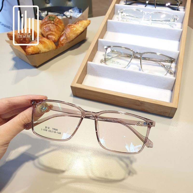 Gọng kính cận vuông thời trang hàn quốc nam nữ Lilyeyewear L038 | BigBuy360 - bigbuy360.vn