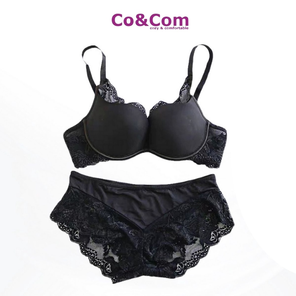 [Mã INCU50 giảm 50k đơn 250k] Bộ Đồ Lót Nữ Cao Cấp Co&Com BAN1618 Có Gọng, Đệm Mút 1,5 Phân Nâng Ngực | BigBuy360 - bigbuy360.vn