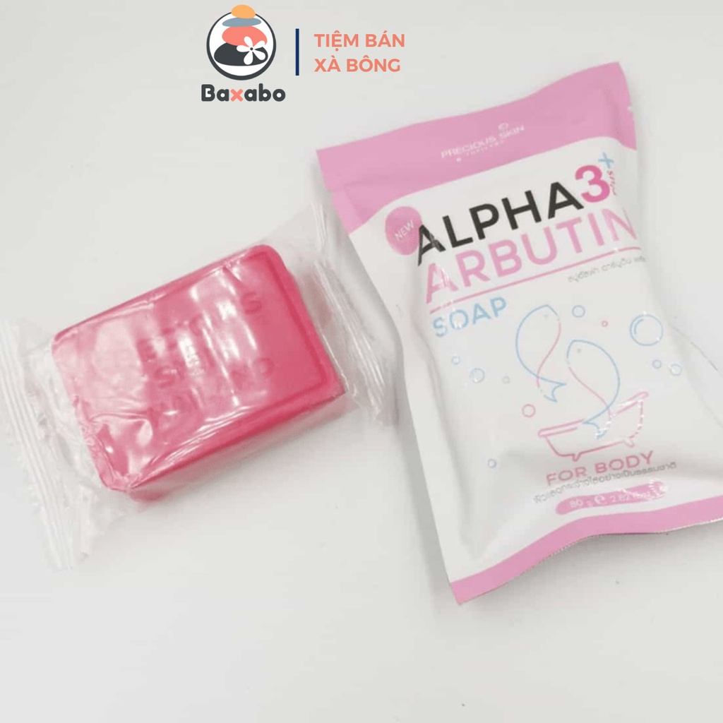 XÀ BÔNG TRẮNG DA ALPHA ARBUTIN 3PLUS THÁI LAN CHÍNH HÃNG 80GR - HÀNG CÓ SẴN - TẶNG KÈM TÚI LƯỚI TẠO BỌT CAO CẤP | BigBuy360 - bigbuy360.vn