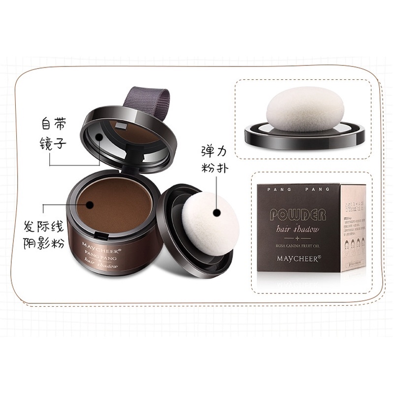 Phấn Tạo Kiểu Tóc Che Đường Chân Tóc Chống Thấm Nước Và Mồ Hôi Lâu Trôi