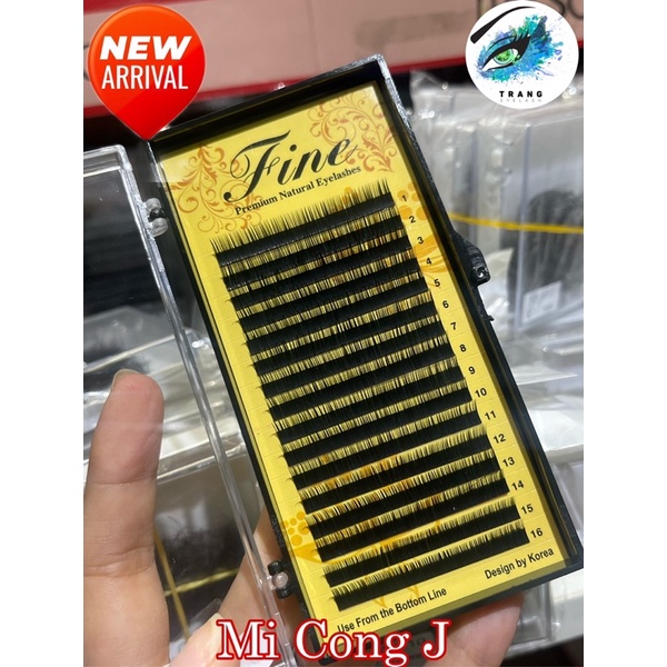 Lông mi nối Cong J  độ cong J siêu tự nhiên