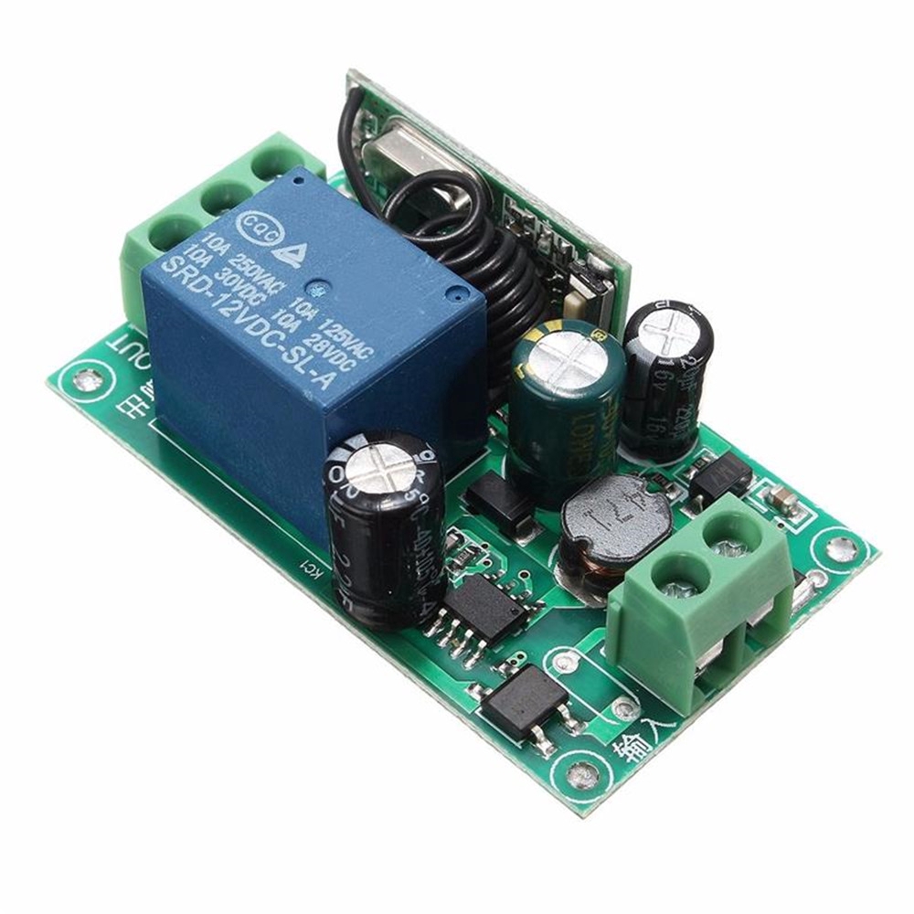 Mô-đun Công Tắc Truyền Nhận Tín Hiệu Không Dây RF Dc 220V 1 Kênh 433MHz