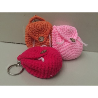 Móc khoá len hình chiếc balô