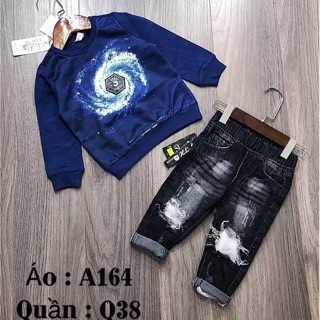 Set bộ quần - áo - áo khoác cho bé