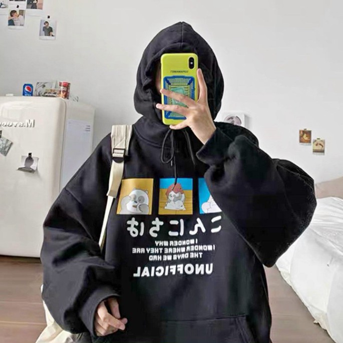 ÁO HOODIE - ÁO KHOÁC NỈ NGOẠI Tay Phồng Form Dơi (HD2430 - UNOFFICIAL) (Tino Shop) | BigBuy360 - bigbuy360.vn