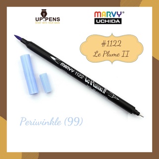 Bút brush viết calligraphy hai đầu Marvy 1122 - Màu xanh tím pastel (Periwinkle - 99)