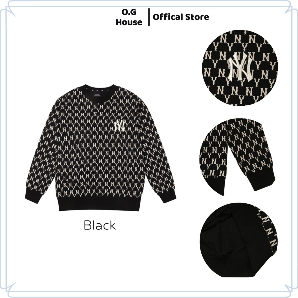 [Chính Hãng] Áo Sweater MLB Monogram