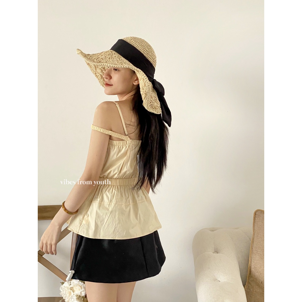 ÁO THÔ DÂY ĐÔI BO EO_AV1231