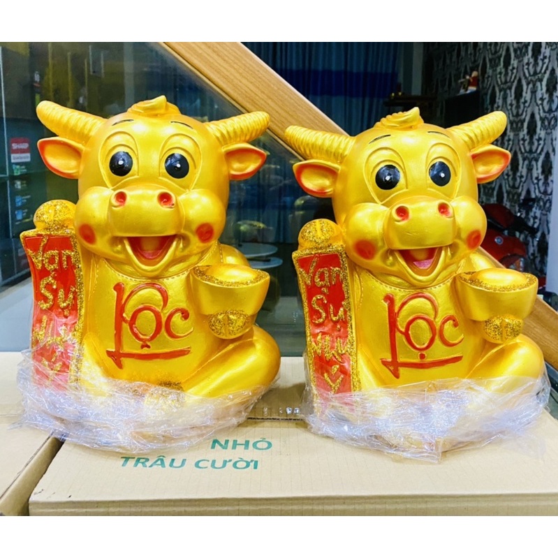 Heo đất tiết kiệm hình trâu vàng