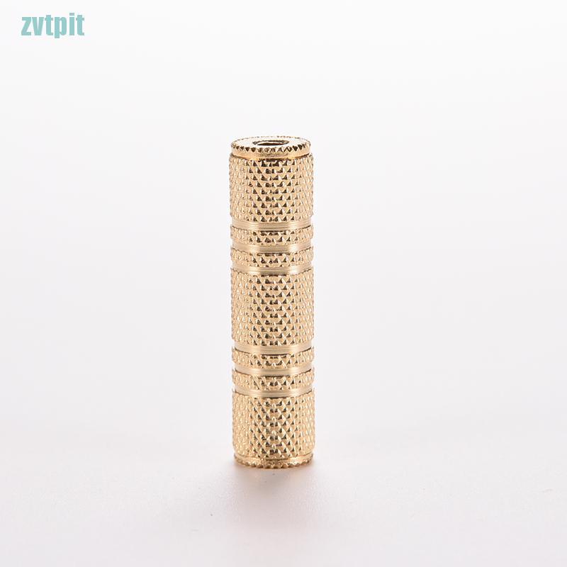 [ZVT] Female to 3.5 mm Female F/F Stereo Audio Adapter Headphone Jack Connectors  PT