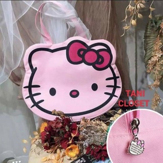 Túi xách lớn chú mèo hello kitty hồng