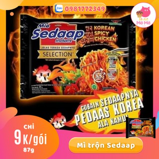 Mì trộn khô indo sedaap vị gà cay 87g🥘ăn vặt