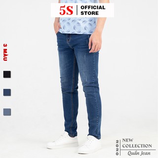 Quần Jean Nam 5S Màu Xanh Nhạt, Kiểu Dáng Trẻ Trung, Năng Động