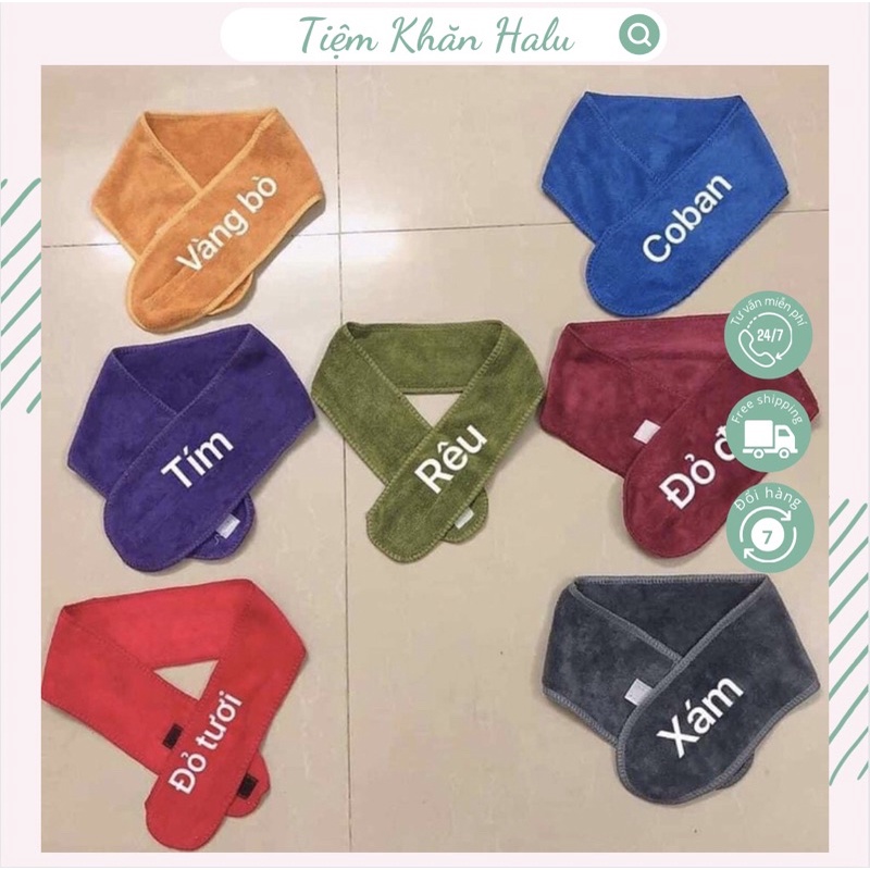 Băng đô quấn tóc 🔥𝗥Ẻ 𝗩𝗢̂ ĐỊ𝗖𝗛🔥chất liệu vải mềm mịn dùng trong gia đình, spa.