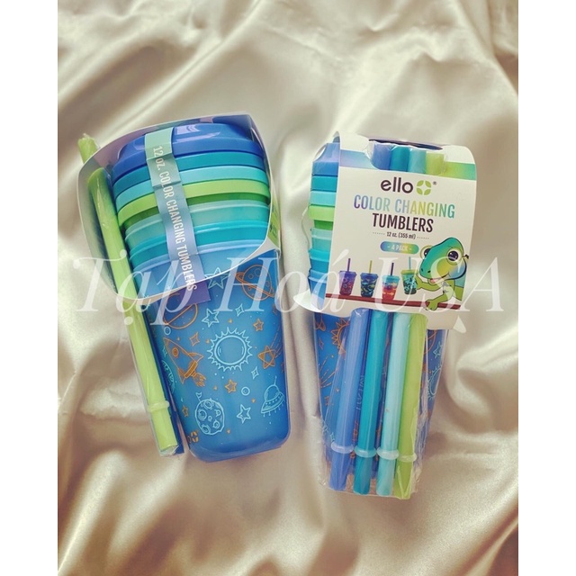 Set Ly Đổi Màu ELLO Cho Bé 12oz