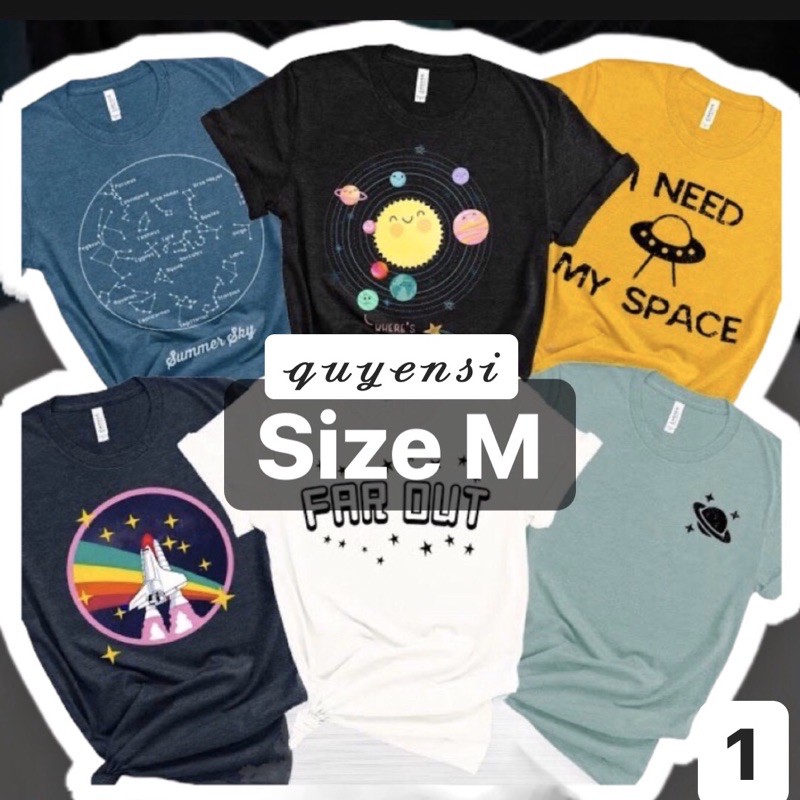 [MẪU SIZE M-1] Áo thun Mỹ loại 1 chọn mẫu qua ảnh, Áo phông Mỹ unisex 2hand hàng tuyển nam nữ giá rẻ (quyensi)