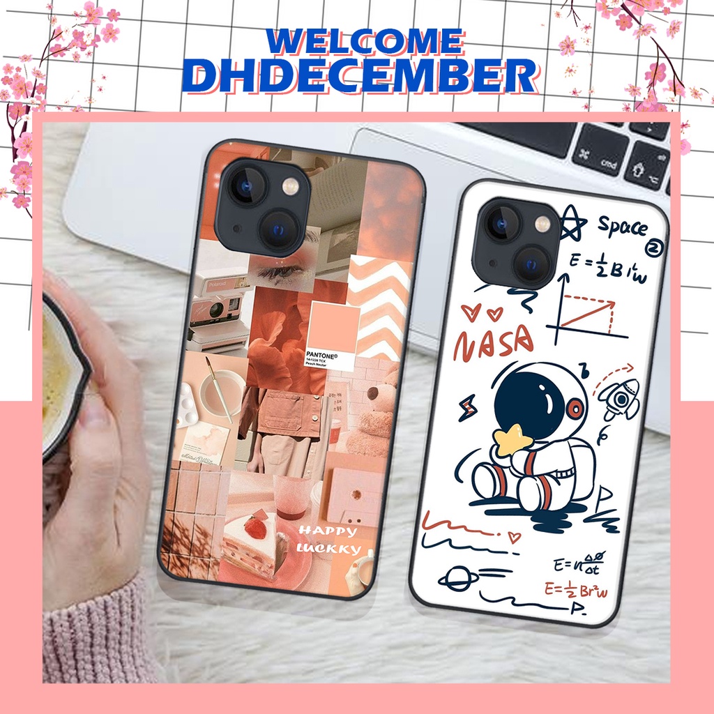 Ốp lưng iphone 13 / 13 MINI in hình nice ,good luck happy ốp xinh viền dẻo đẹp chất
