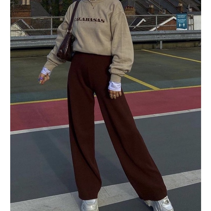 Vải quần tây màu nâu socola