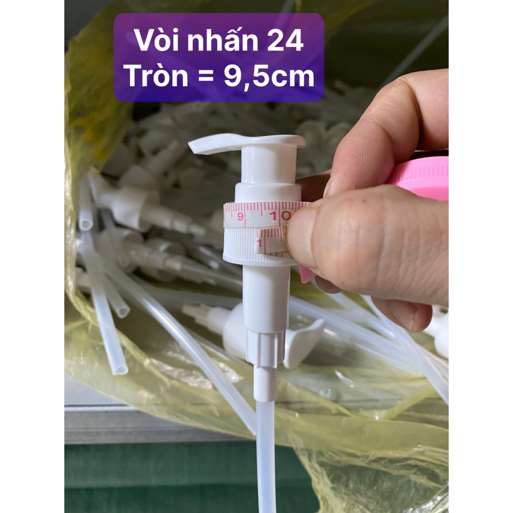 Vòi nhấn cho chai đựng dầu gội, sữa tắm (phi 24mm hoặc phi 28mm) 88150 SHOP CR7