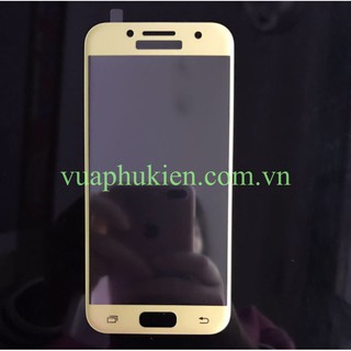Dán kính cường lực 5D full toàn màn hình Samsung Galaxy A7 2017 phủ màu